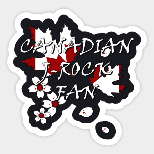 Canadian Jrock Fan Sticker